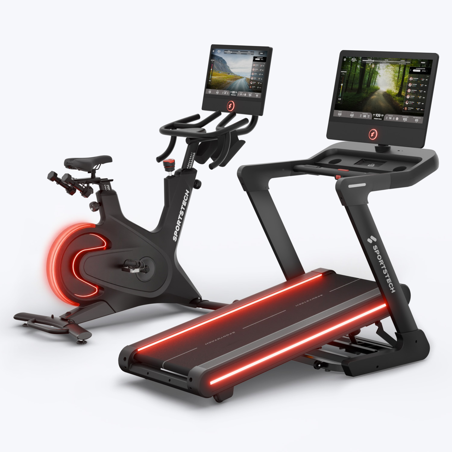 sBike Speedbike + sTreadPro Laufband