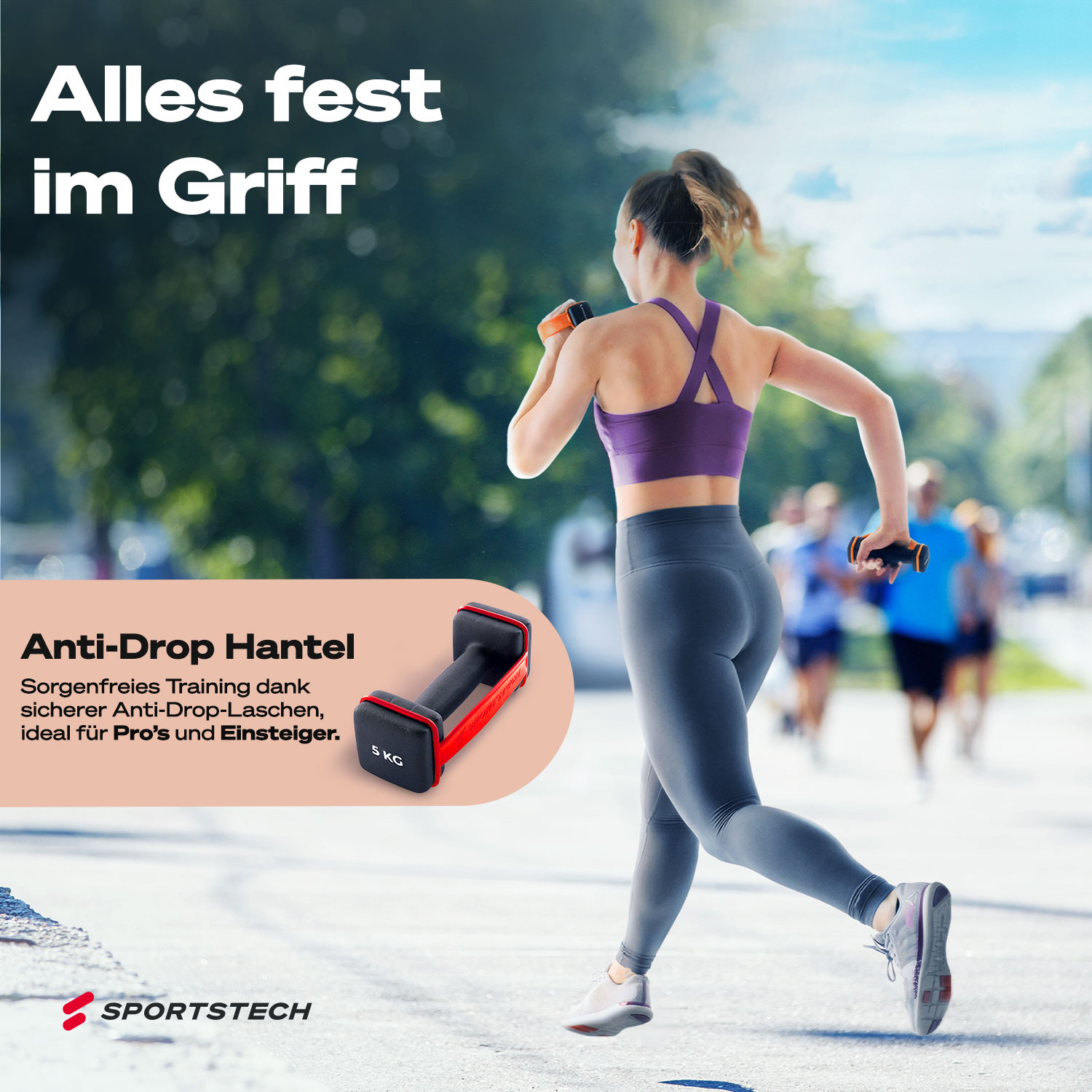 AH100 2x 1kg Hantelset