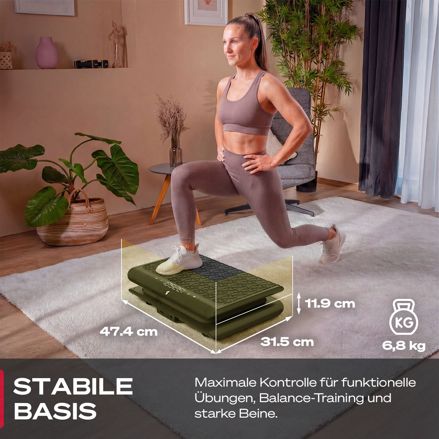 sVibe Lite Vibrationsplatte Schwarz