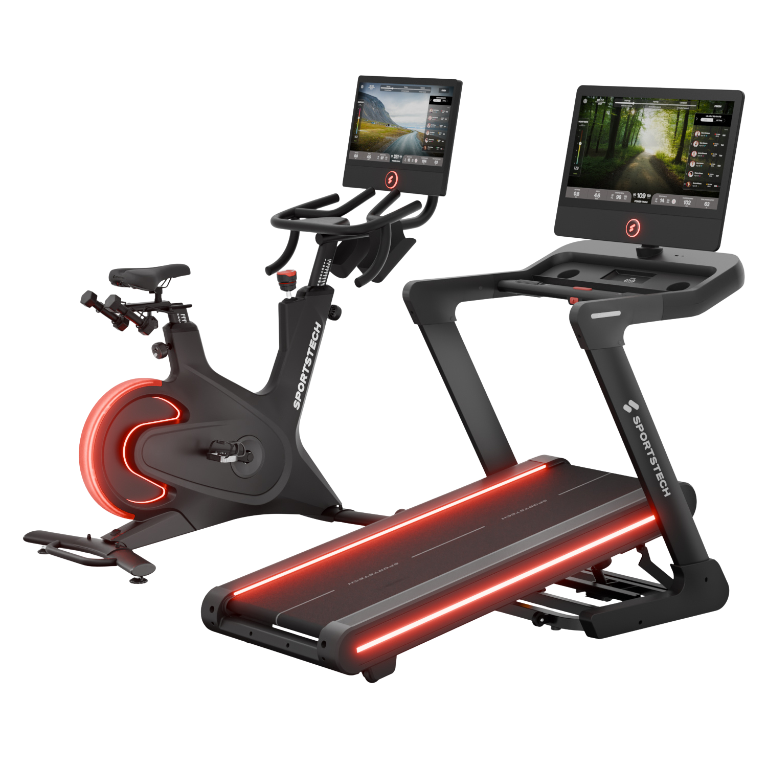 sBike Speedbike + sTreadPro Laufband