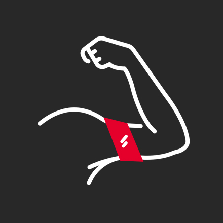 Icon Pulssensoren Sportstech Icon Pulssensoren in schwarz-weiß